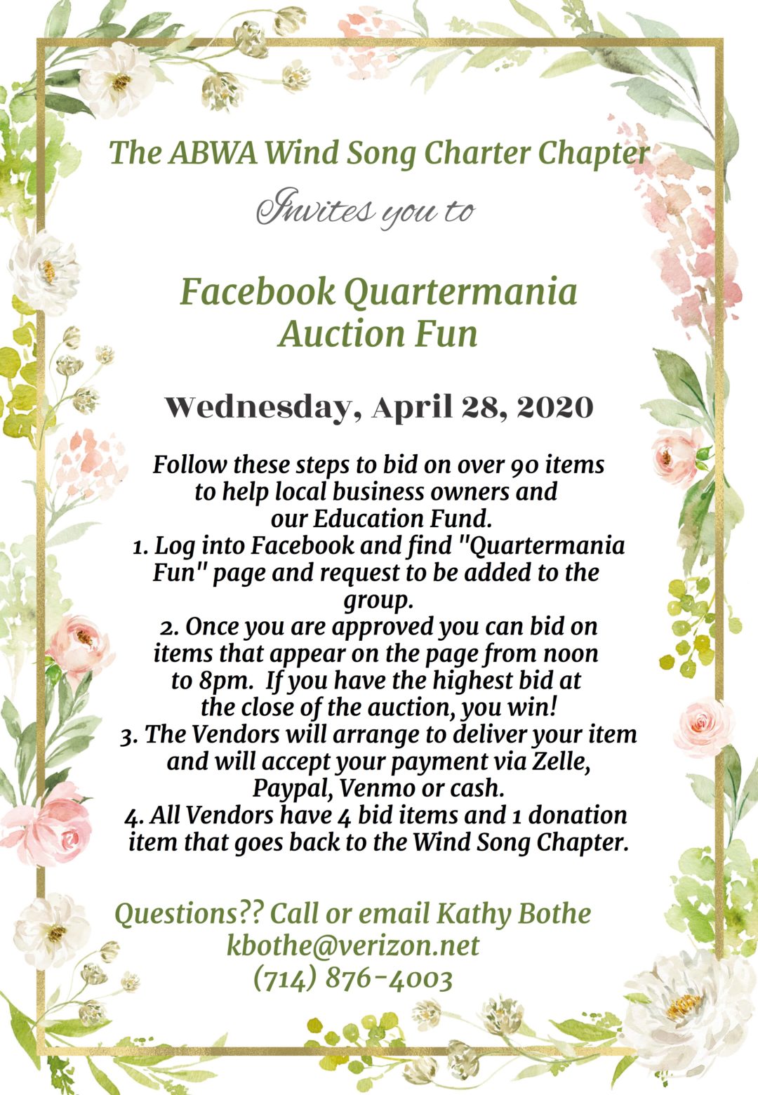 Quartermania Fun! FB Auction